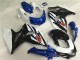 Loja Carenagem Moto Suzuki GSXR 1000 K9 09-16 - Branco Azul Preto