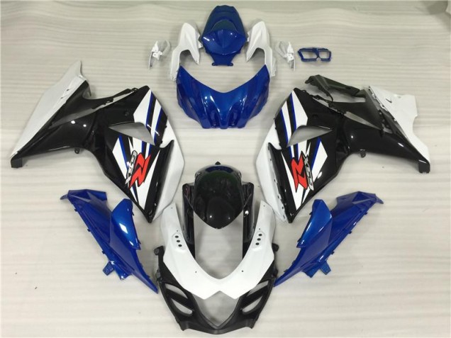 Loja Carenagem Moto Suzuki GSXR 1000 K9 09-16 - Branco Azul Preto