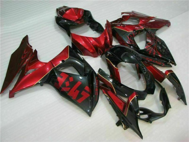 Loja Carenagem Moto Suzuki GSXR 1000 K9 09-16 - Vermelho Chama Preto Loja Carenagem Moto Suzuki GSXR 1000 K9 09-16 - Vermelho Chama Preto