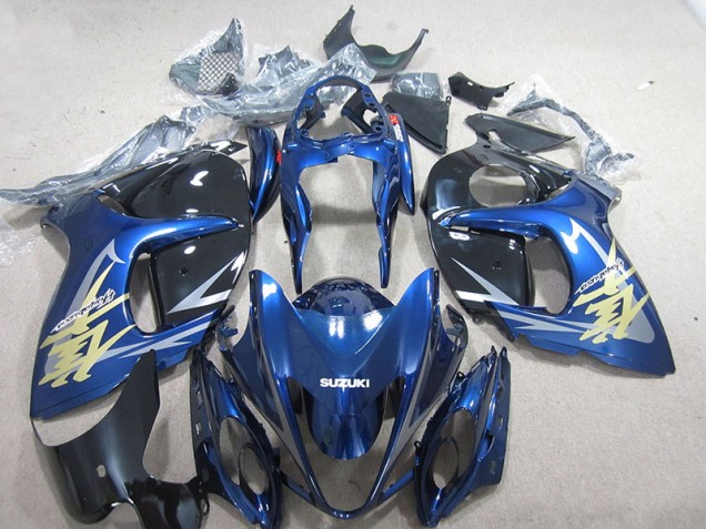 Loja Carenagem Moto Suzuki GSXR 1300 Hayabusa 08-19 - Azul Branco Ouro Decalque Loja Carenagem Moto Suzuki GSXR 1300 Hayabusa 08-19 - Azul Branco Ouro Decalque