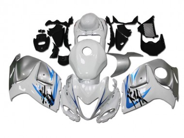 Loja Carenagem Moto Suzuki GSXR 1300 Hayabusa 96-07 - Branco Azul