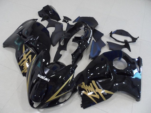 Loja Carenagem Moto Suzuki GSXR 1300 Hayabusa 96-07 - Preto Ouro Decalque Loja Carenagem Moto Suzuki GSXR 1300 Hayabusa 96-07 - Preto Ouro Decalque