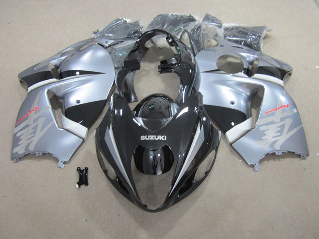 Loja Carenagem Moto Suzuki GSXR 1300 Hayabusa 96-07 - Preto Prata Loja Carenagem Moto Suzuki GSXR 1300 Hayabusa 96-07 - Preto Prata