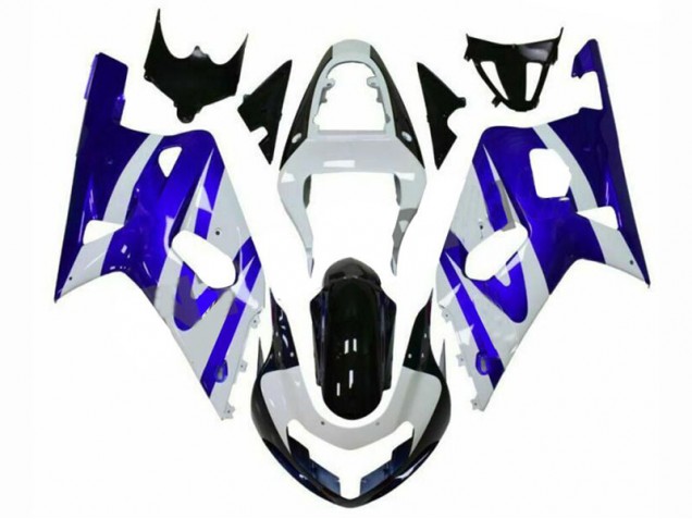 Loja Carenagem Moto Suzuki GSXR 600 / 750 K1 K2 K3 01-03 - Azul Branco Loja Carenagem Moto Suzuki GSXR 600 / 750 K1 K2 K3 01-03 - Azul Branco