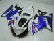 Loja Carenagem Moto Suzuki GSXR 600 / 750 K1 K2 K3 01-03 - Branco Azul Loja Carenagem Moto Suzuki GSXR 600 / 750 K1 K2 K3 01-03 - Branco Azul