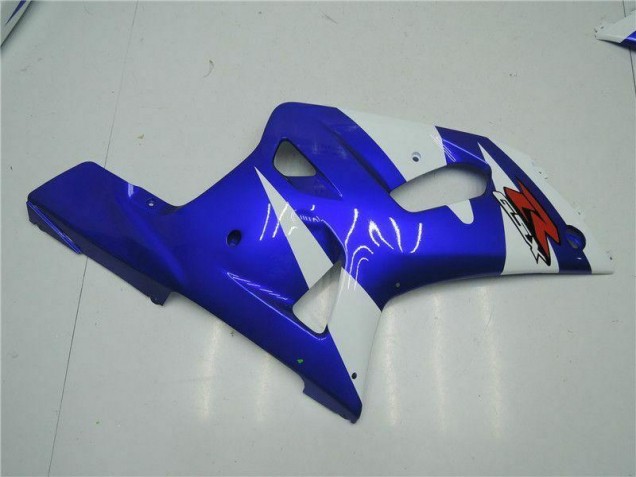 Loja Carenagem Moto Suzuki GSXR 600 / 750 K1 K2 K3 01-03 - Branco Azul Loja Carenagem Moto Suzuki GSXR 600 / 750 K1 K2 K3 01-03 - Branco Azul