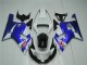 Loja Carenagem Moto Suzuki GSXR 600 / 750 K1 K2 K3 01-03 - Branco Azul Loja Carenagem Moto Suzuki GSXR 600 / 750 K1 K2 K3 01-03 - Branco Azul
