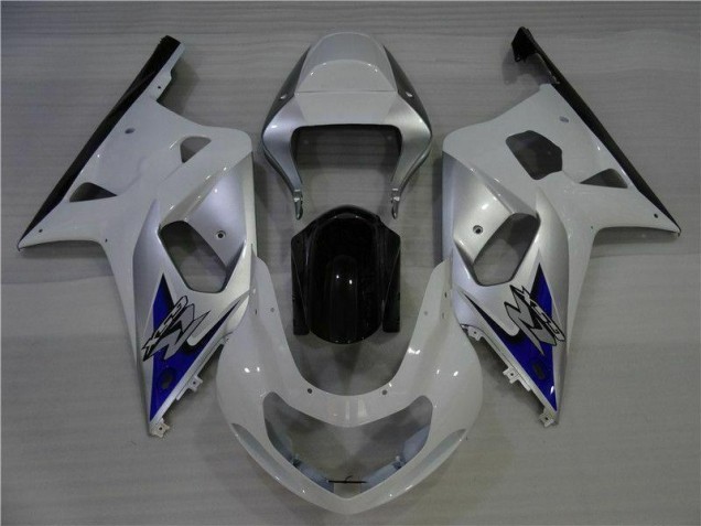 Loja Carenagem Moto Suzuki GSXR 600 / 750 K1 K2 K3 01-03 - Branco Prata Loja Carenagem Moto Suzuki GSXR 600 / 750 K1 K2 K3 01-03 - Branco Prata
