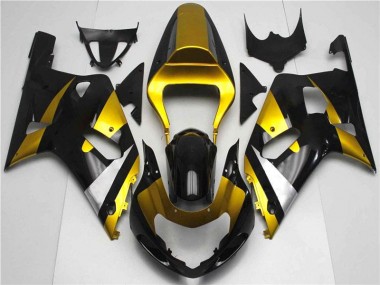 Loja Carenagem Moto Suzuki GSXR 600 / 750 K1 K2 K3 01-03 - Ouro Preto