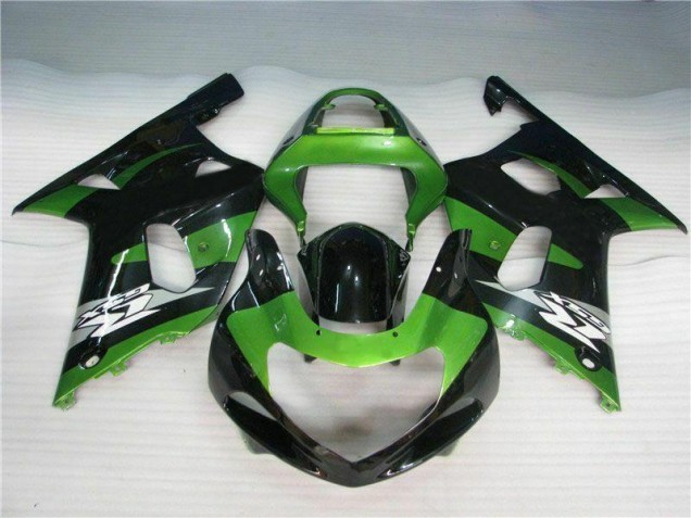Loja Carenagem Moto Suzuki GSXR 600 / 750 K1 K2 K3 01-03 - Verde Preto Loja Carenagem Moto Suzuki GSXR 600 / 750 K1 K2 K3 01-03 - Verde Preto