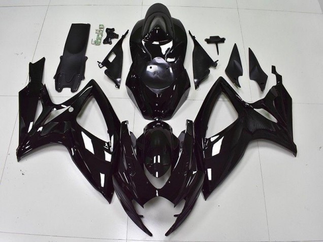 Loja Carenagem Moto Suzuki GSXR 600 / 750 K6 06-07 - Preto Brilhante Loja Carenagem Moto Suzuki GSXR 600 / 750 K6 06-07 - Preto Brilhante
