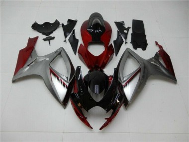 Loja Carenagem Moto Suzuki GSXR 600 / 750 K6 06-07 - Vermelho Prata