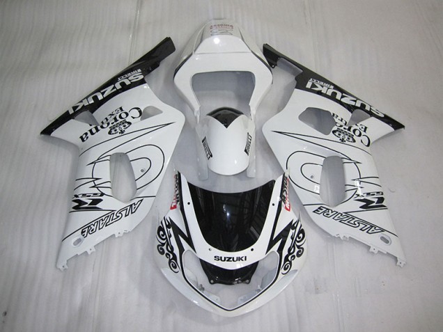 Loja Carenagem Moto Suzuki GSXR 600 K1 K2 K3 01-03 - Branco Preto Corona Extra Loja Carenagem Moto Suzuki GSXR 600 K1 K2 K3 01-03 - Branco Preto Corona Extra
