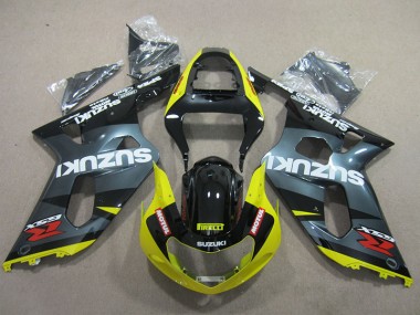 Loja Carenagem Moto Suzuki GSXR 600 K1 K2 K3 01-03 - Preto Amarelo Motul