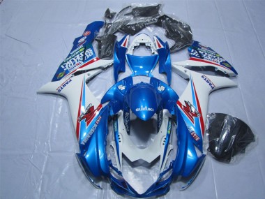 Loja Carenagem Moto Suzuki GSXR 600 K11 11-21 - Azul Branco