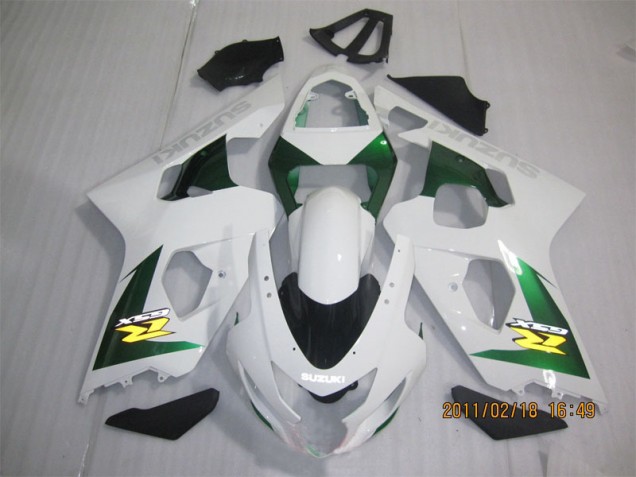 Loja Carenagem Moto Suzuki GSXR 600 K4 04-05 - Branco Verde Loja Carenagem Moto Suzuki GSXR 600 K4 04-05 - Branco Verde