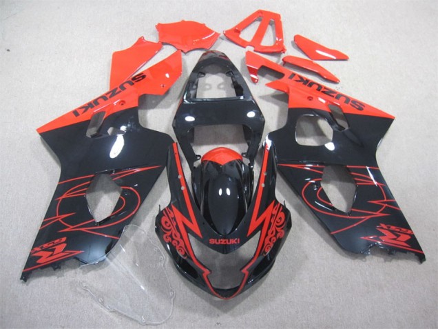 Loja Carenagem Moto Suzuki GSXR 600 K4 04-05 - Preto Vermelho Loja Carenagem Moto Suzuki GSXR 600 K4 04-05 - Preto Vermelho