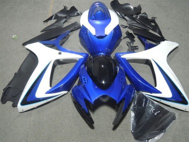Loja Carenagem Moto Suzuki GSXR 600 K6 06-07 - Azul Branco Preto