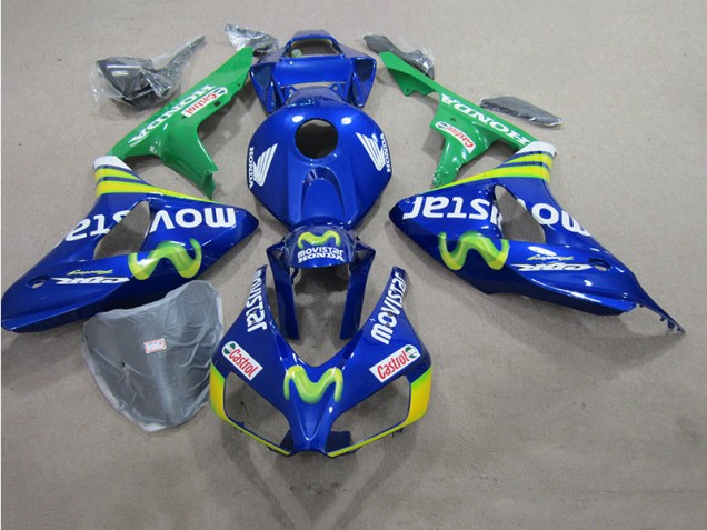 Loja Carenagem Moto Suzuki GSXR 600 K6 06-07 - Azul Movistar Castrol