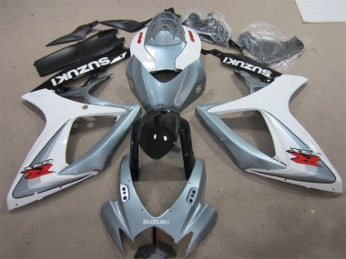 Loja Carenagem Moto Suzuki GSXR 600 K6 06-07 - Branco Cinzento