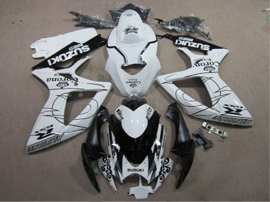Loja Carenagem Moto Suzuki GSXR 600 K6 06-07 - Branco Preto Corona Extra