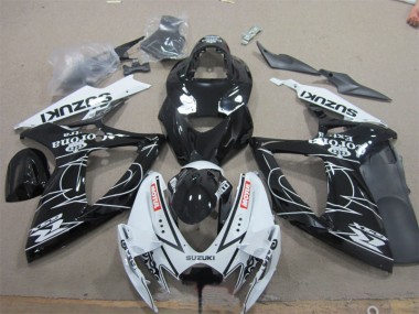 Loja Carenagem Moto Suzuki GSXR 600 K6 06-07 - Preto Branco Corona Extra Motul