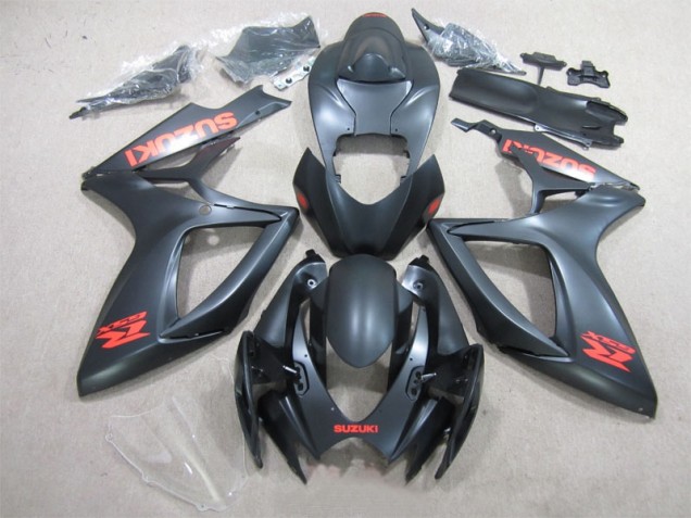 Loja Carenagem Moto Suzuki GSXR 600 K6 06-07 - Preto Vermelho Decalque Loja Carenagem Moto Suzuki GSXR 600 K6 06-07 - Preto Vermelho Decalque