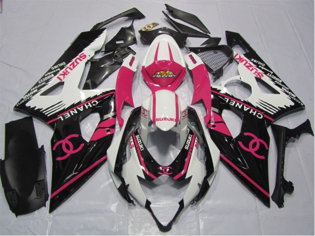 Loja Carenagem Moto Suzuki GSXR 600 K6 06-07 - Rosa Chanel