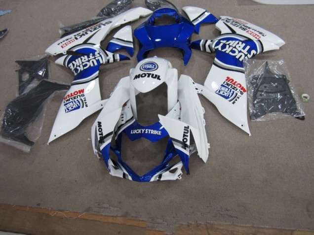 Loja Carenagem Moto Suzuki GSXR 750 K11 11-21 - Branco Lucky Strike Motul Loja Carenagem Moto Suzuki GSXR 750 K11 11-21 - Branco Lucky Strike Motul