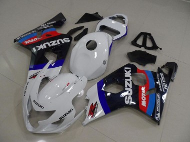 Loja Carenagem Moto Suzuki GSXR 750 K4 04-05 - Branco Azul Motul