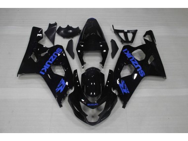 Loja Carenagem Moto Suzuki GSXR 750 K4 04-05 - Preto Azul Decalque