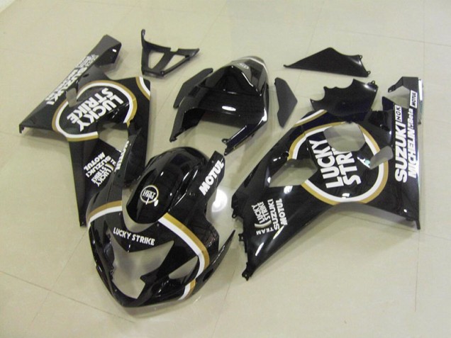 Loja Carenagem Moto Suzuki GSXR 750 K4 04-05 - Preto Branco Lucky Strike Motul Loja Carenagem Moto Suzuki GSXR 750 K4 04-05 - Preto Branco Lucky Strike Motul