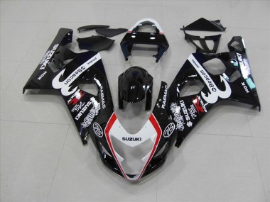 Loja Carenagem Moto Suzuki GSXR 750 K4 04-05 - Preto Vermelho Baliza
