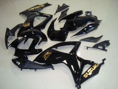 Loja Carenagem Moto Suzuki GSXR 750 K6 06-07 - Preto Ouro Decalque