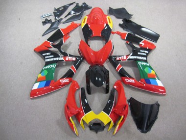 Loja Carenagem Moto Suzuki GSXR 750 K6 06-07 - Vermelho Preto Verde