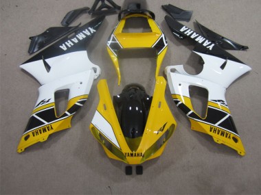 Loja Carenagem Moto Yamaha R1 00-01 - Amarelo Branco Preto