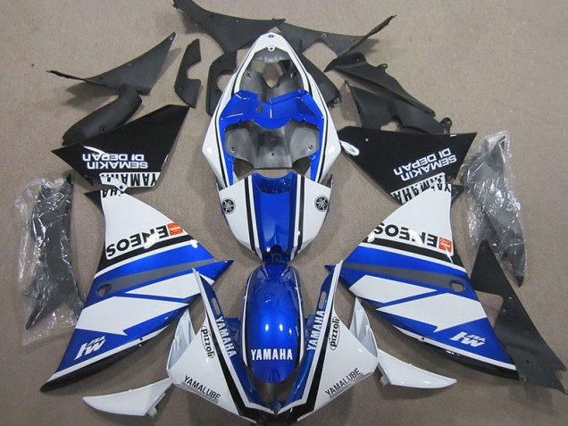Loja Carenagem Moto Yamaha R1 00-01 - Azul Branco Azul Branco ENEOS Loja Carenagem Moto Yamaha R1 00-01 - Azul Branco Azul Branco ENEOS