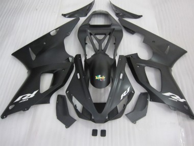 Loja Carenagem Moto Yamaha R1 00-01 - Preto Branco Decalque