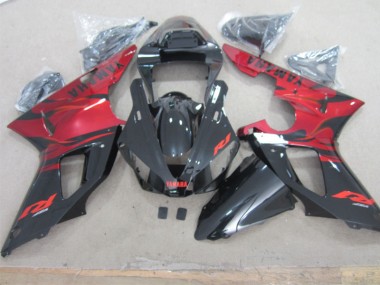 Loja Carenagem Moto Yamaha R1 00-01 - Preto Vermelho