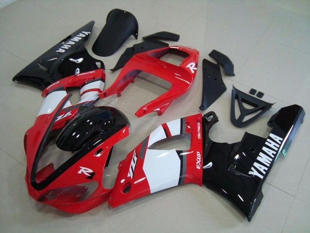Loja Carenagem Moto Yamaha R1 00-01 - Vermelho Preto Branco Loja Carenagem Moto Yamaha R1 00-01 - Vermelho Preto Branco