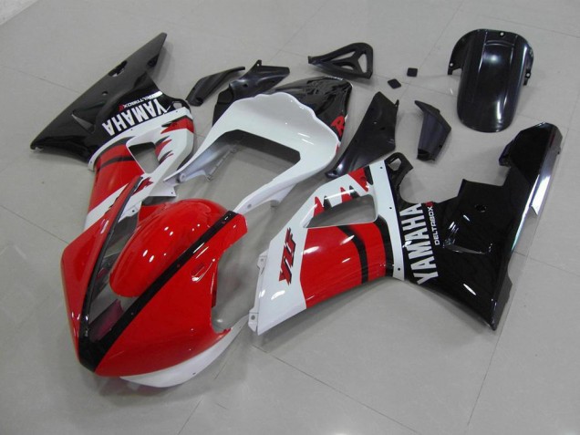Loja Carenagem Moto Yamaha R1 00-01 - Vermelho Preto Branco Versão de Corrida Loja Carenagem Moto Yamaha R1 00-01 - Vermelho Preto Branco Versão de Corrida