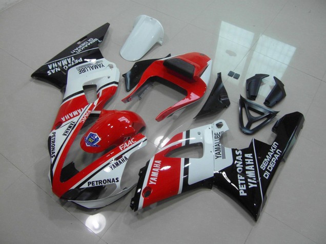 Loja Carenagem Moto Yamaha R1 00-01 - Vermelho Preto Brilhante Loja Carenagem Moto Yamaha R1 00-01 - Vermelho Preto Brilhante
