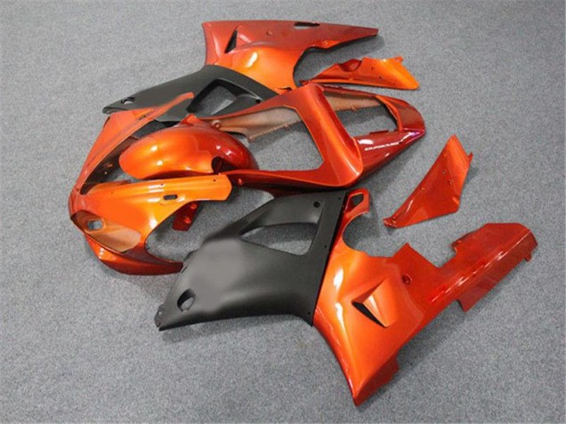 Loja Carenagem Moto Yamaha R1 02-03 - Laranja Preto Loja Carenagem Moto Yamaha R1 02-03 - Laranja Preto