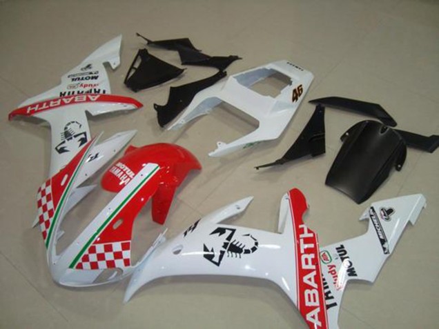 Loja Carenagem Moto Yamaha R1 02-03 - Vermelho Branco Bandeira Loja Carenagem Moto Yamaha R1 02-03 - Vermelho Branco Bandeira
