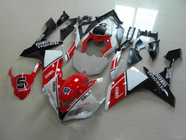 Loja Carenagem Moto Yamaha R1 07-08 - Vermelho Branco Adesivos