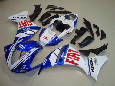 Loja Carenagem Moto Yamaha R1 09-11 - Azul Branco Fiat