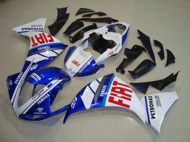 Loja Carenagem Moto Yamaha R1 09-11 - Azul Branco Fiat Loja Carenagem Moto Yamaha R1 09-11 - Azul Branco Fiat