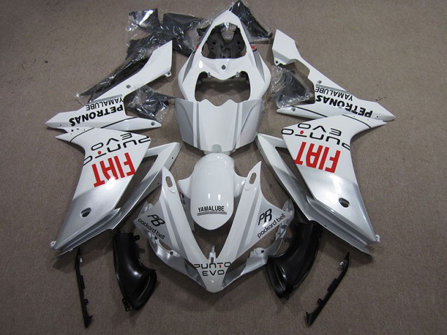 Loja Carenagem Moto Yamaha R1 09-11 - Branco Preto PB Vermelho Fiat Loja Carenagem Moto Yamaha R1 09-11 - Branco Preto PB Vermelho Fiat