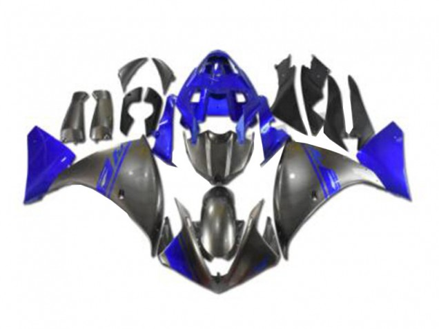 Loja Carenagem Moto Yamaha R1 12-14 - Cinzento Azul Loja Carenagem Moto Yamaha R1 12-14 - Cinzento Azul