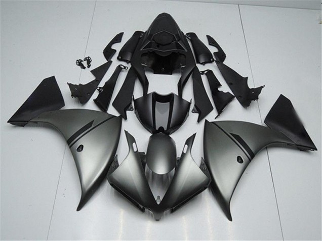 Loja Carenagem Moto Yamaha R1 12-14 - Fosco Cinzento Preto Loja Carenagem Moto Yamaha R1 12-14 - Fosco Cinzento Preto